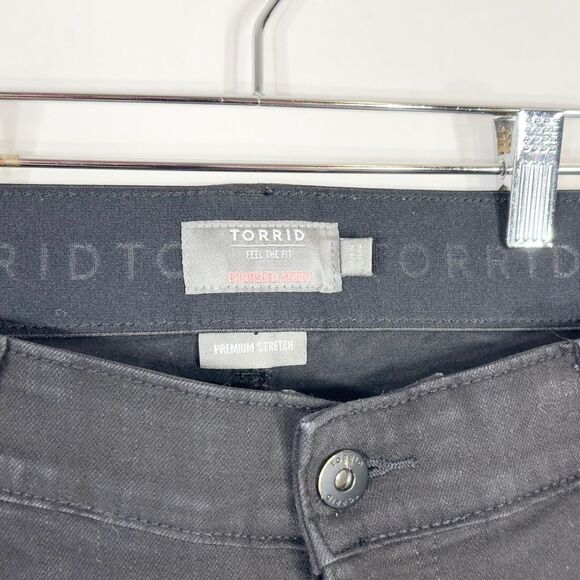 Torrid Plus‎ Size 20 Jeans Extra Short Bombshell Skinny Stretch High Rise 1489 - Picture 11 of 16